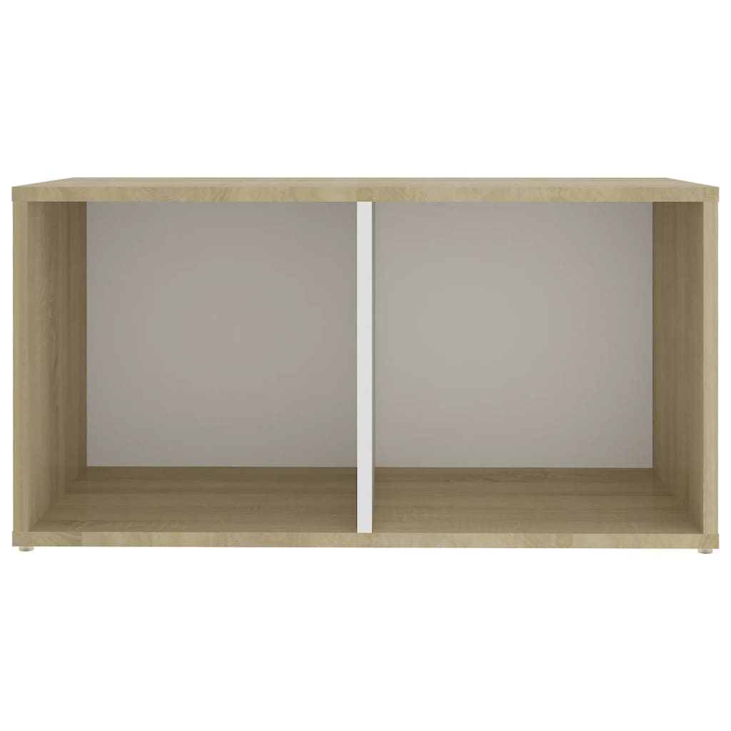 Tv-meubelen 2 st 72x35x36,5 cm bewerkt houtbetongrijs