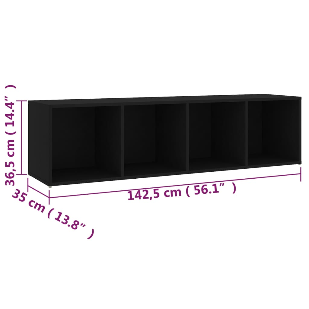 Tv-meubelen 2 st 72x35x36,5 cm bewerkt houtbetongrijs