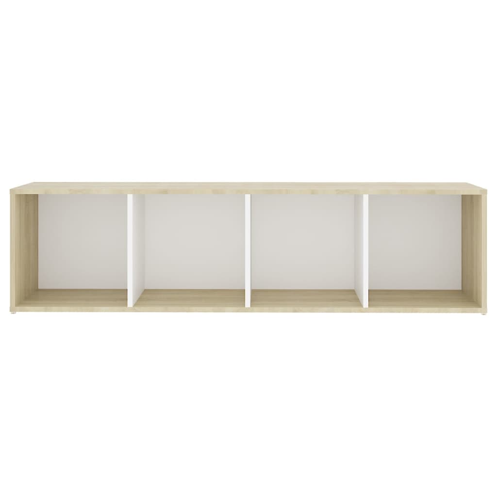 Tv-meubelen 2 st 107x35x37 cm bewerkt hout hoogglans grijs