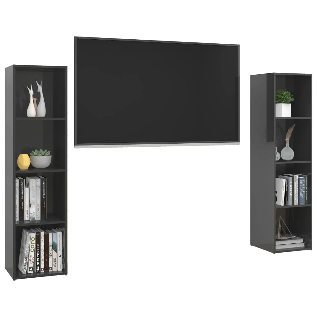 Tv-meubelen 2 st 72x35x36,5 cm bewerkt houtsonoma eikenkleurig