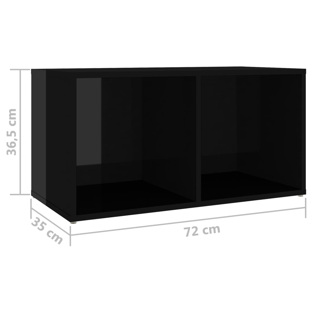 Tv-meubelen 2 st 72x35x36,5 cm bewerkt hout