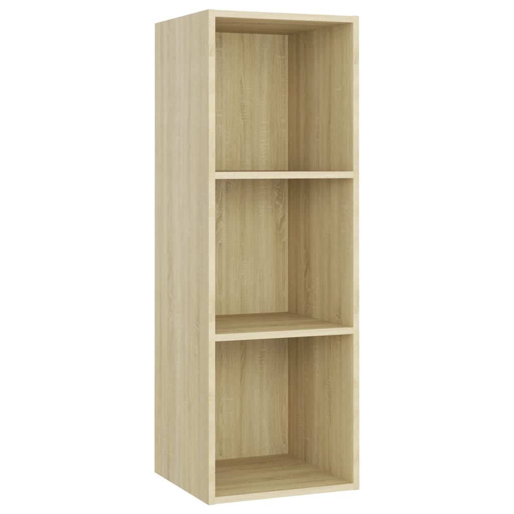 Tv-meubelen 3 st 107x35x37 cm bewerkt hout sonoma eikenkleurig