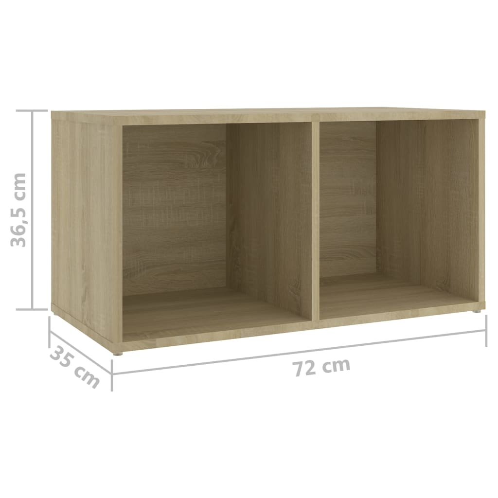 Tv-meubelen 4 st 72x35x36,5 cm bewerkt hout grijs