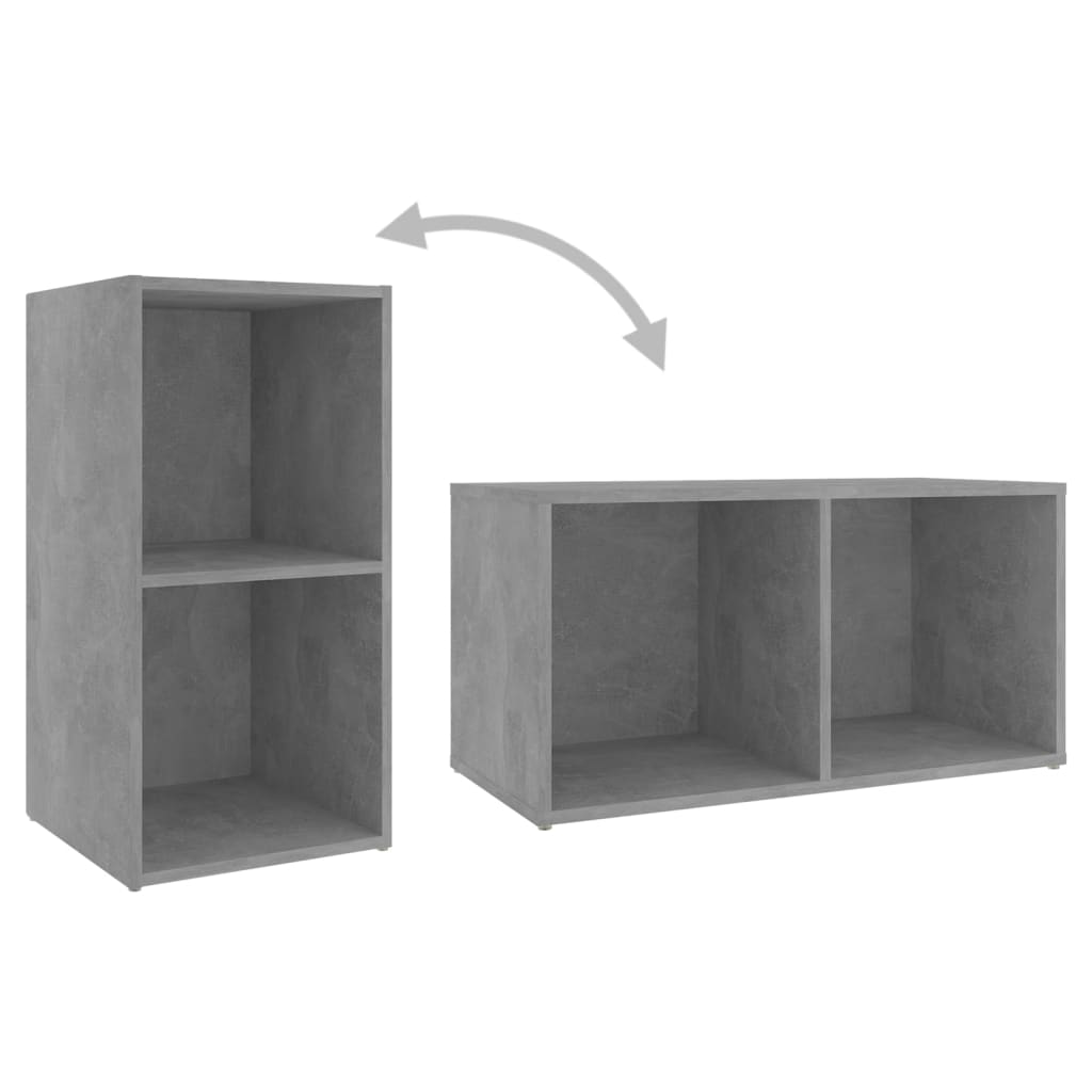 Tv-meubelen 4 st 72x35x36,5 cm bewerkt hout hoogglans wit