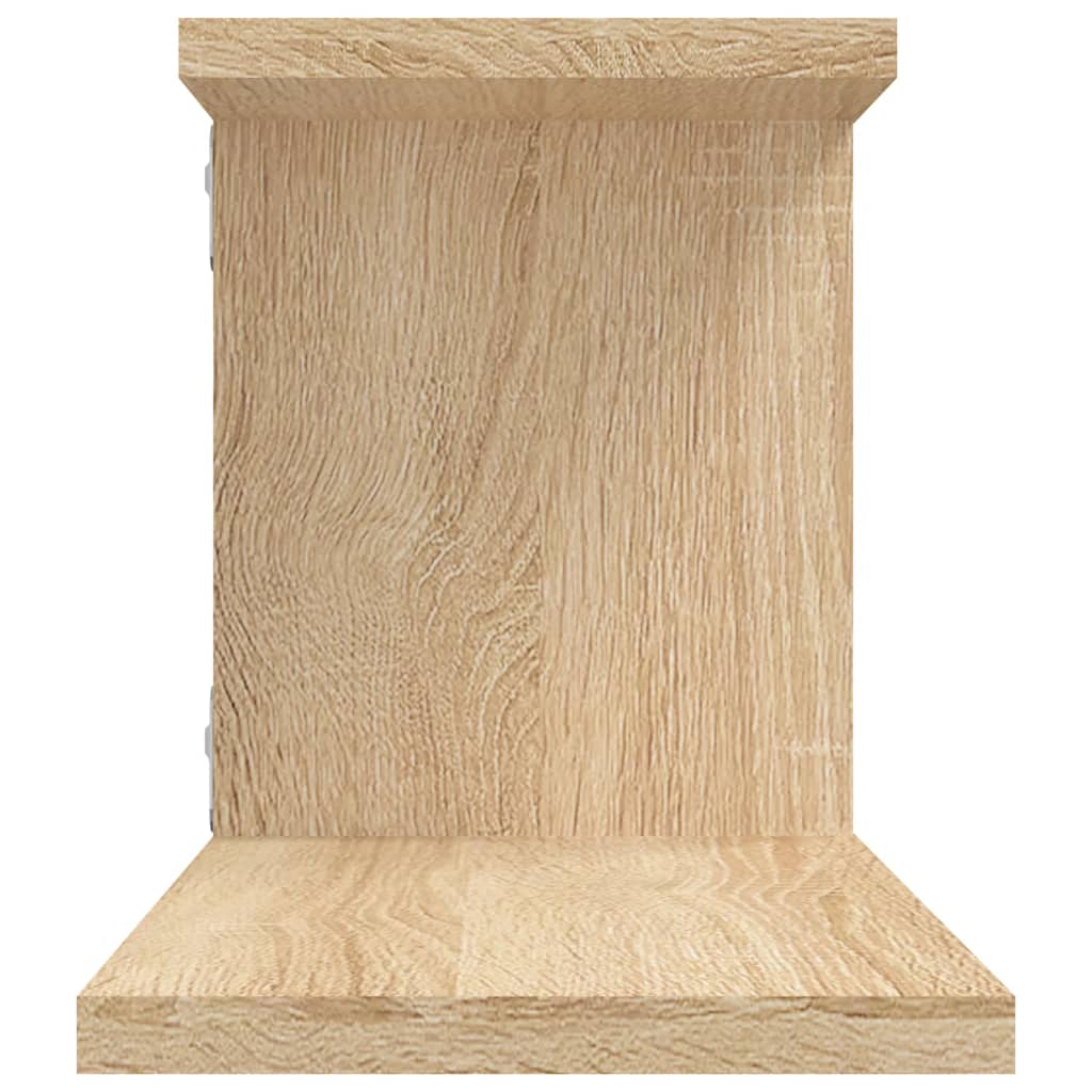 Tv-wandschap 125x18x23 cm bewerkt hout