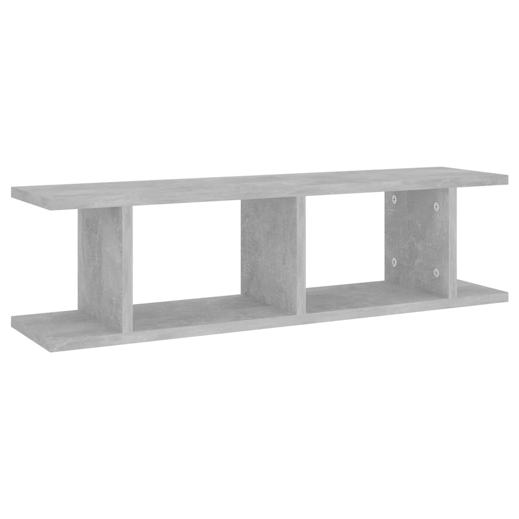 Wandschappen 2 st 75x18x20 cm bewerkt hout wit