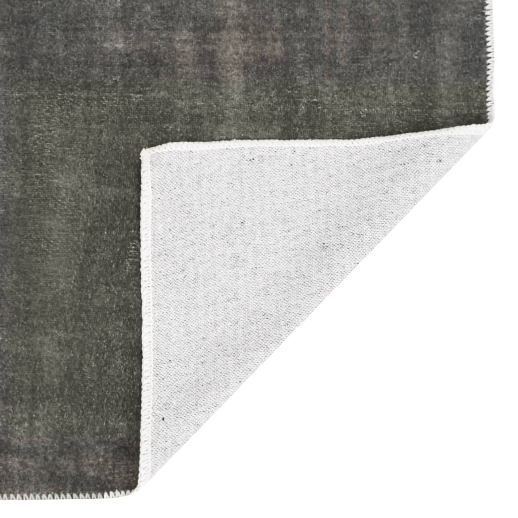 Vloerkleed wasbaar opvouwbaar 160x230 cm polyester taupe