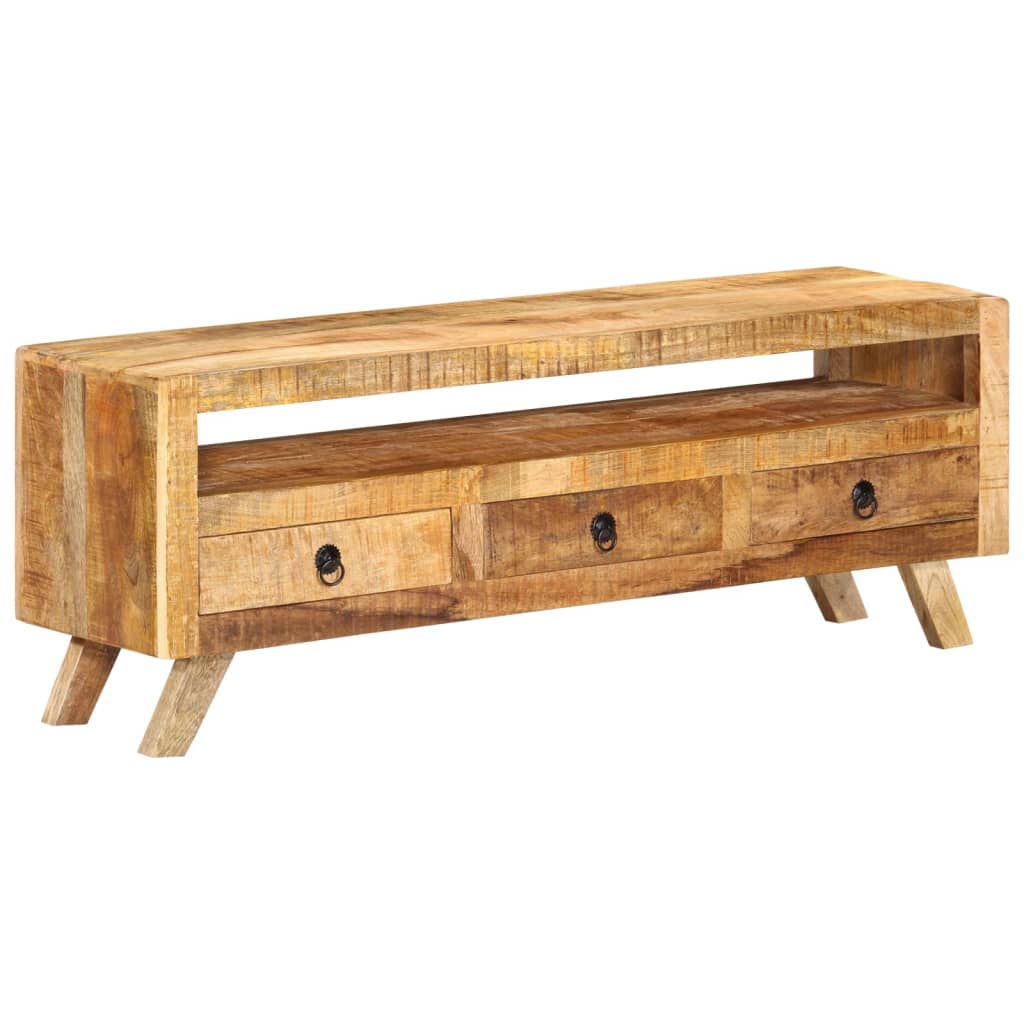 Tv-meubel 110x30x40 cm massief mangohout