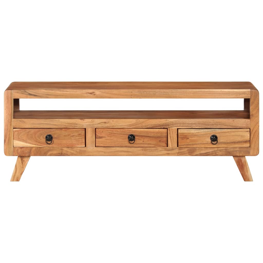 Tv-meubel 110x30x40 cm massief mangohout