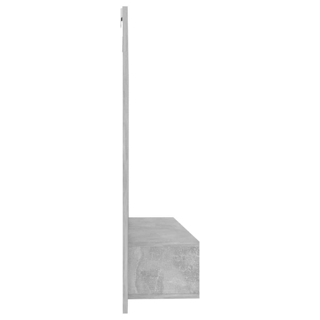 Tv-wandmeubel 102x23,5x90 cm bewerkt hout hoogglans zwart