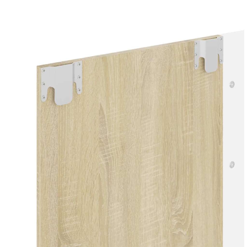 Tv-wandmeubel 102x23,5x90 cm bewerkt hout hoogglans zwart