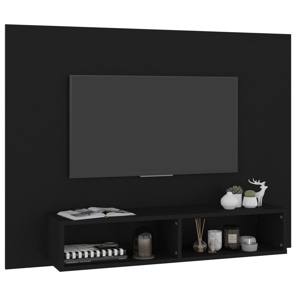 Tv-wandmeubel 120x23,5x90 cm bewerkt hout