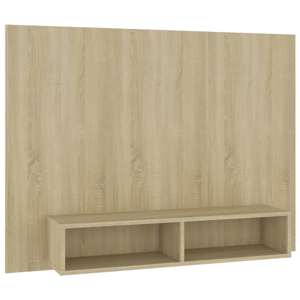 Tv-wandmeubel 120x23,5x90 cm bewerkt hout