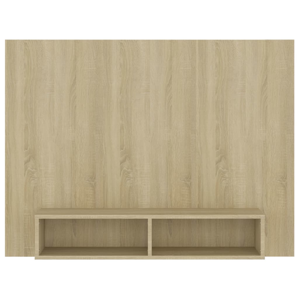 Tv-wandmeubel 120x23,5x90 cm bewerkt hout