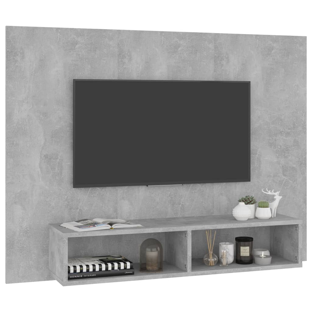 Tv-wandmeubel 120x23,5x90 cm bewerkt hout