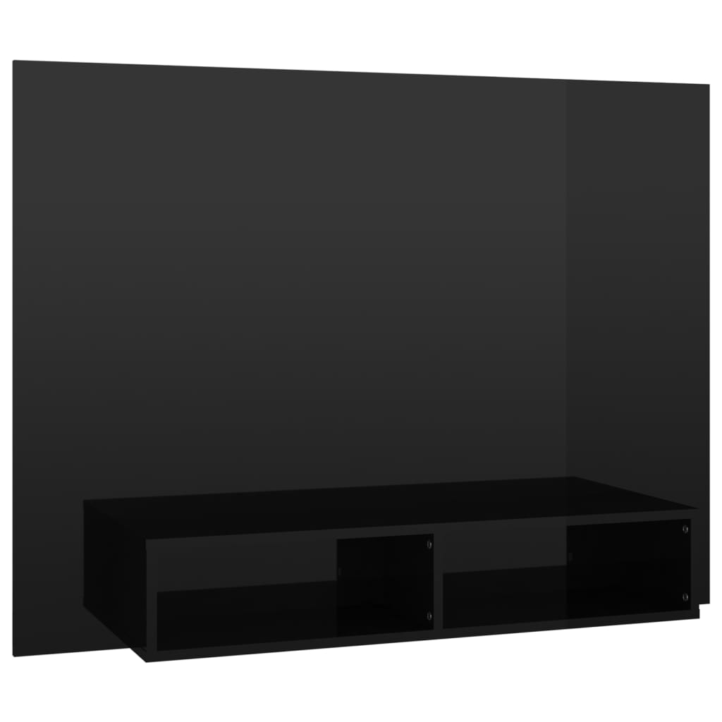 Tv-wandmeubel 120x23,5x90 cm bewerkt hout wit