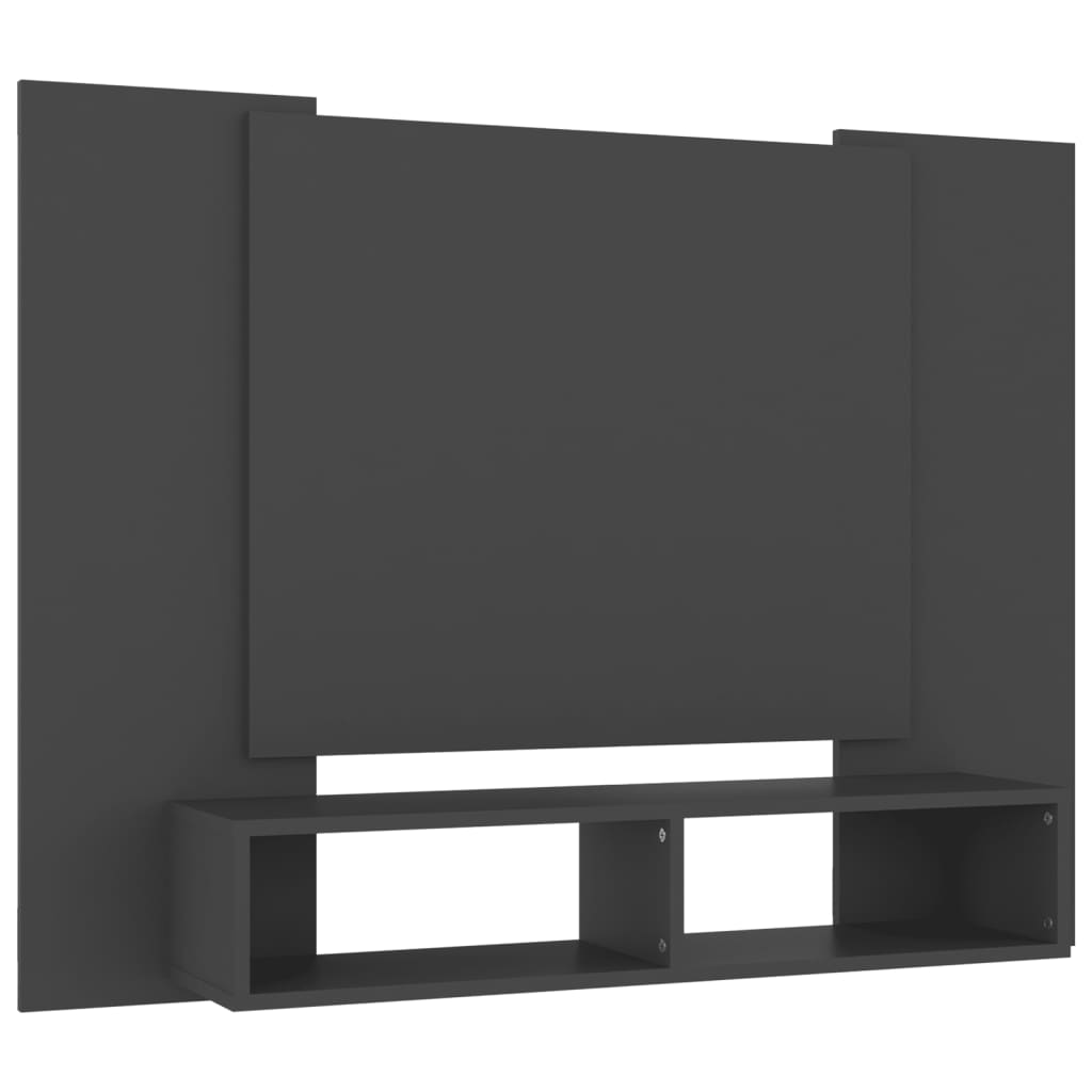 Tv-wandmeubel 120x23,5x90 cm spaanplaat wit sonoma