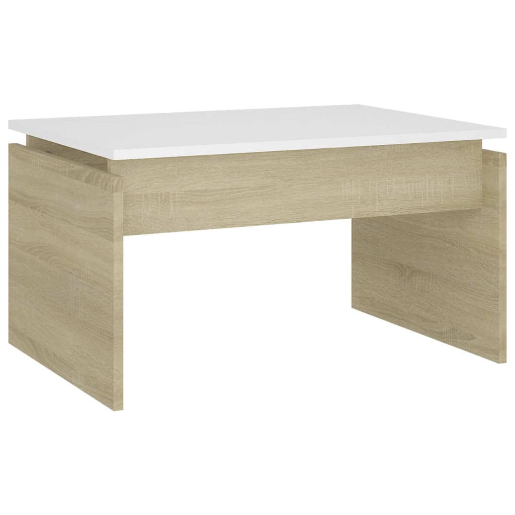 Salontafel 68x50x38 cm bewerkt hout