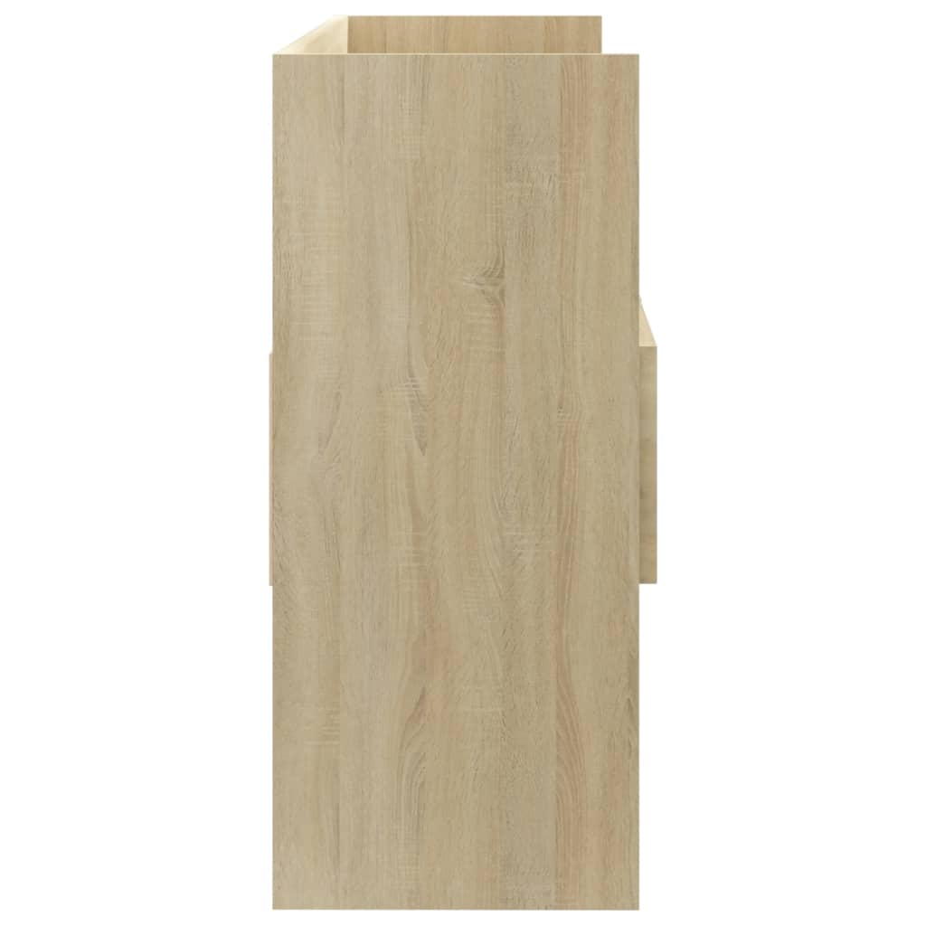 Dressoir 105x30x70 cm bewerkt hout