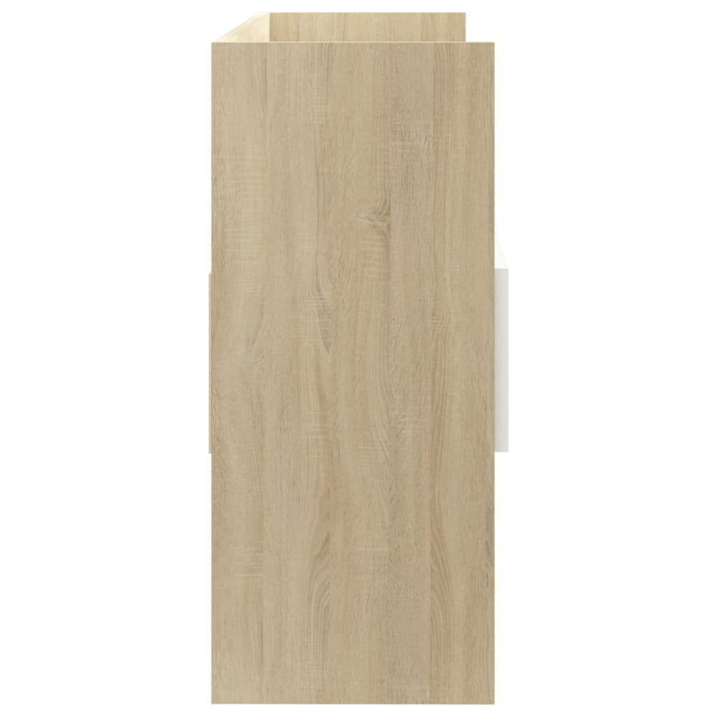 Dressoir 105x30x70 cm bewerkt hout