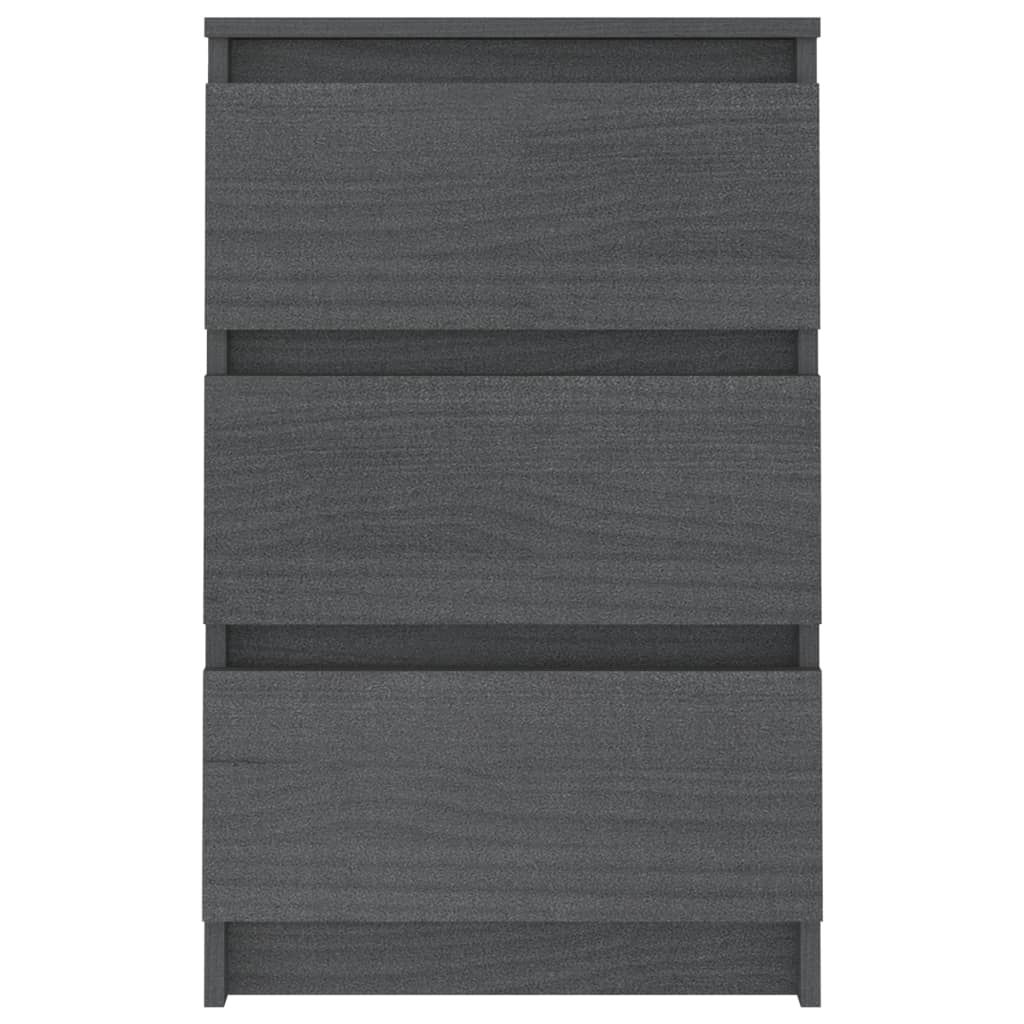 Nachtkastjes 2 st 40x29,5x64 cm massief grenenhout