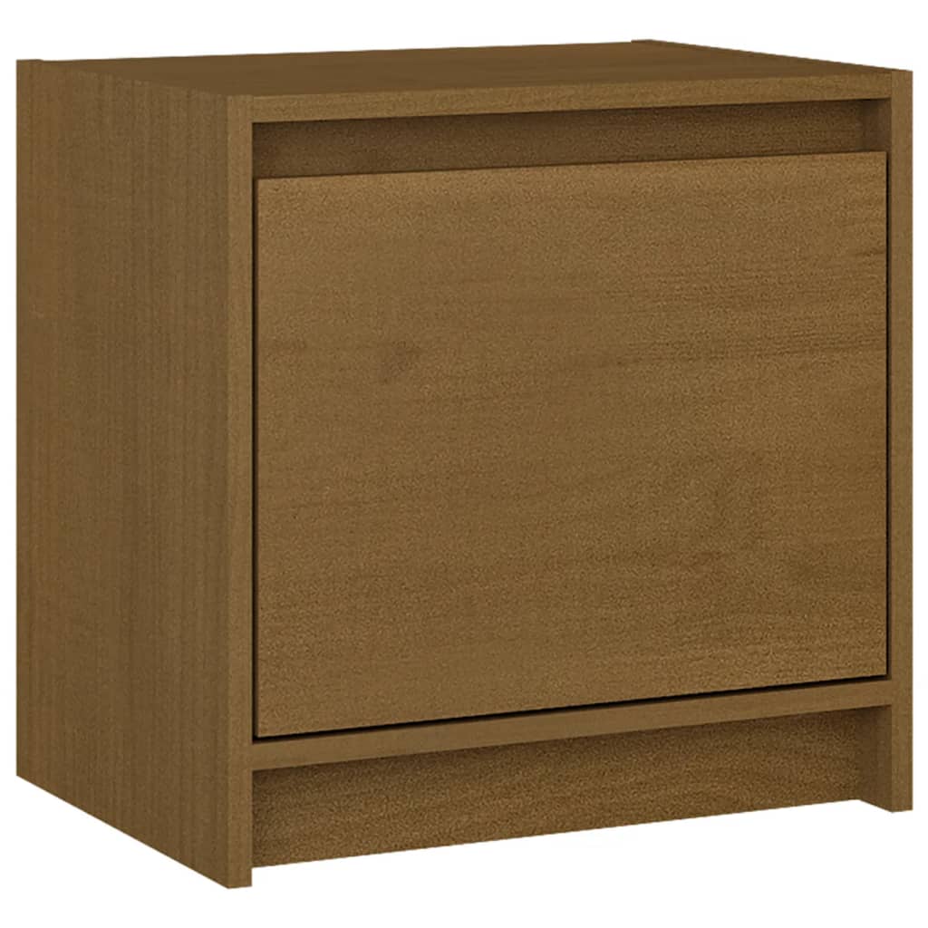 Nachtkastjes 2 st 40x30,5x40 cm massief grenenhout