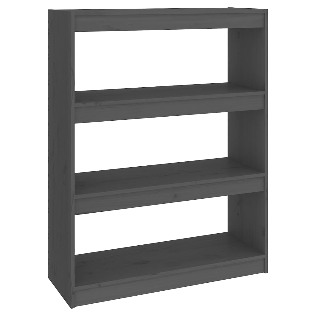 Boekenkast/kamerscherm 80x30x103,5 cm massief grenenhout