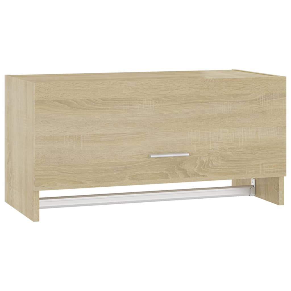 Kledingkast 70x32,5x35 cm bewerkt hout