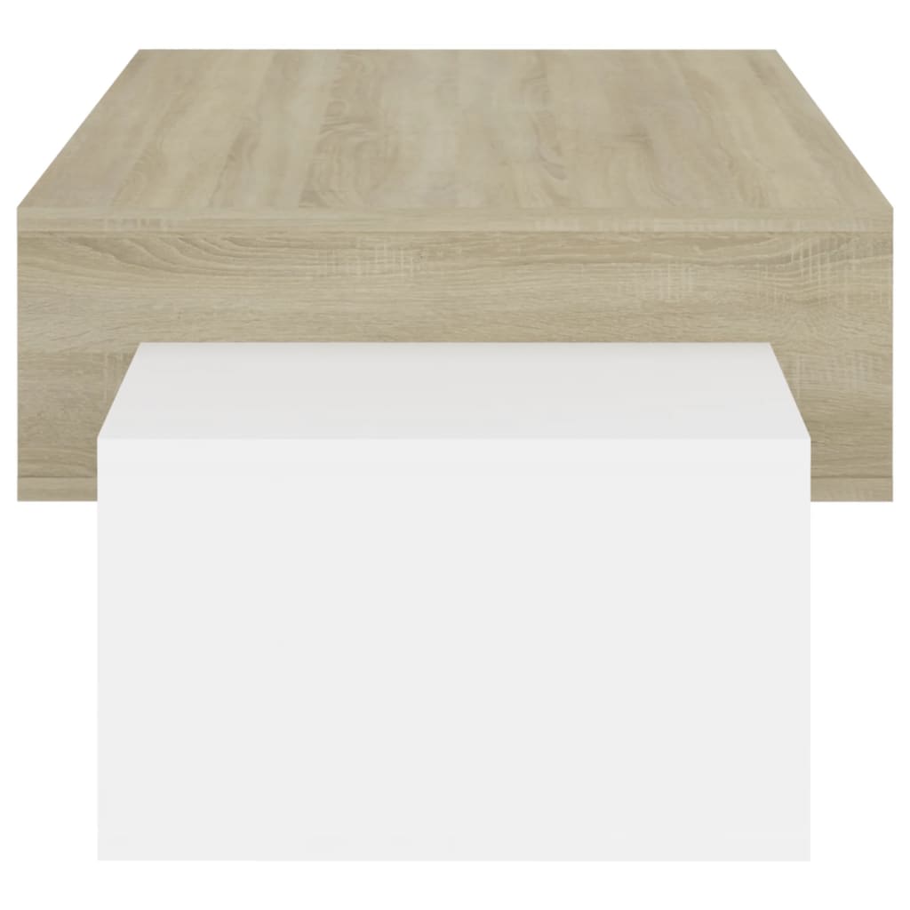 Salontafel 105x55x32 cm bewerkt hout