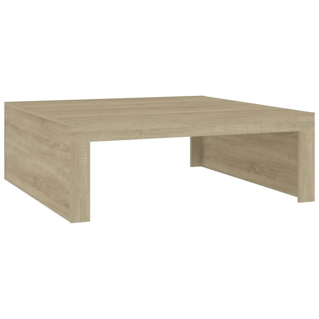 Salontafel 100x100x35 cm bewerkt hout