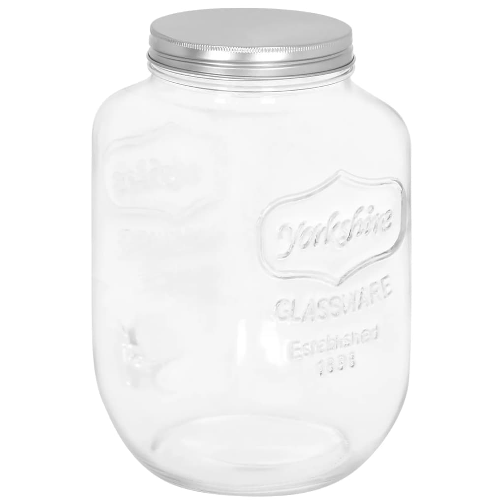 Drankdispensers 2 st 8050 ml glas