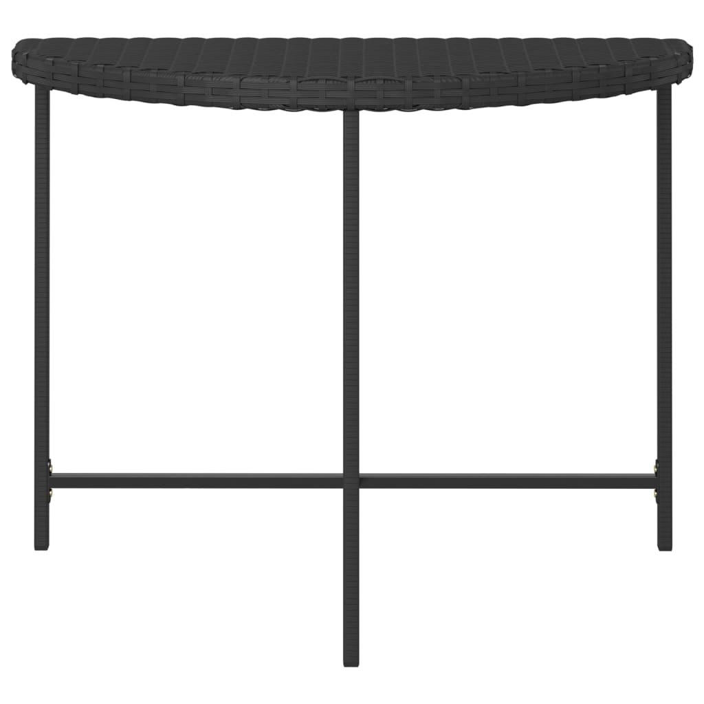 Tuintafel 80x50x75 cm poly rattan