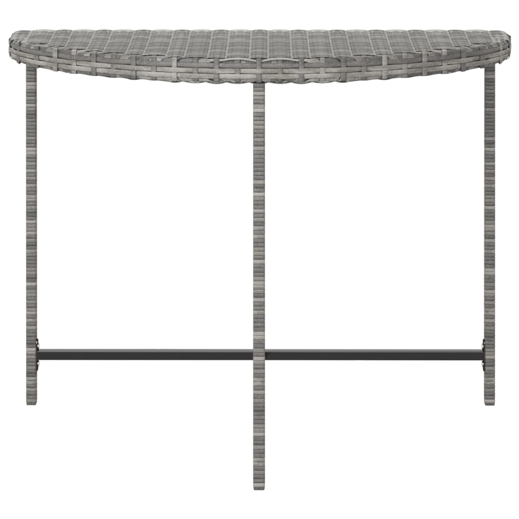 Tuintafel 80x50x75 cm poly rattan