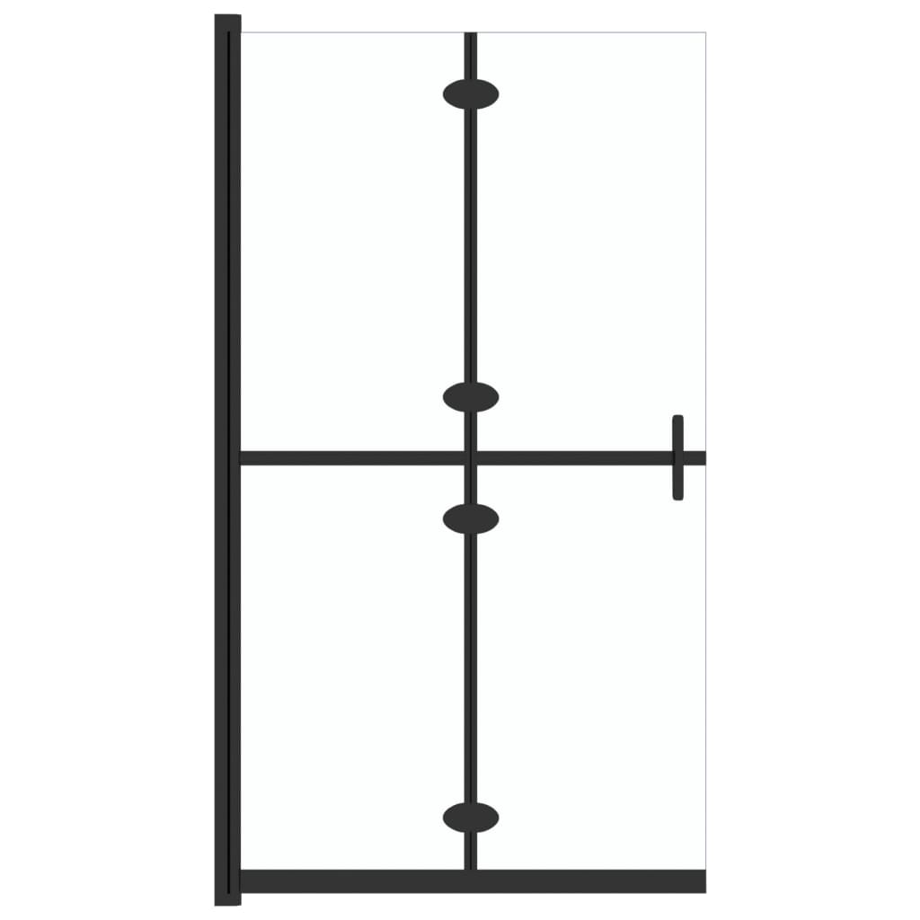 Inloopdouchewand inklapbaar 100x190 cm ESG-glas transparant