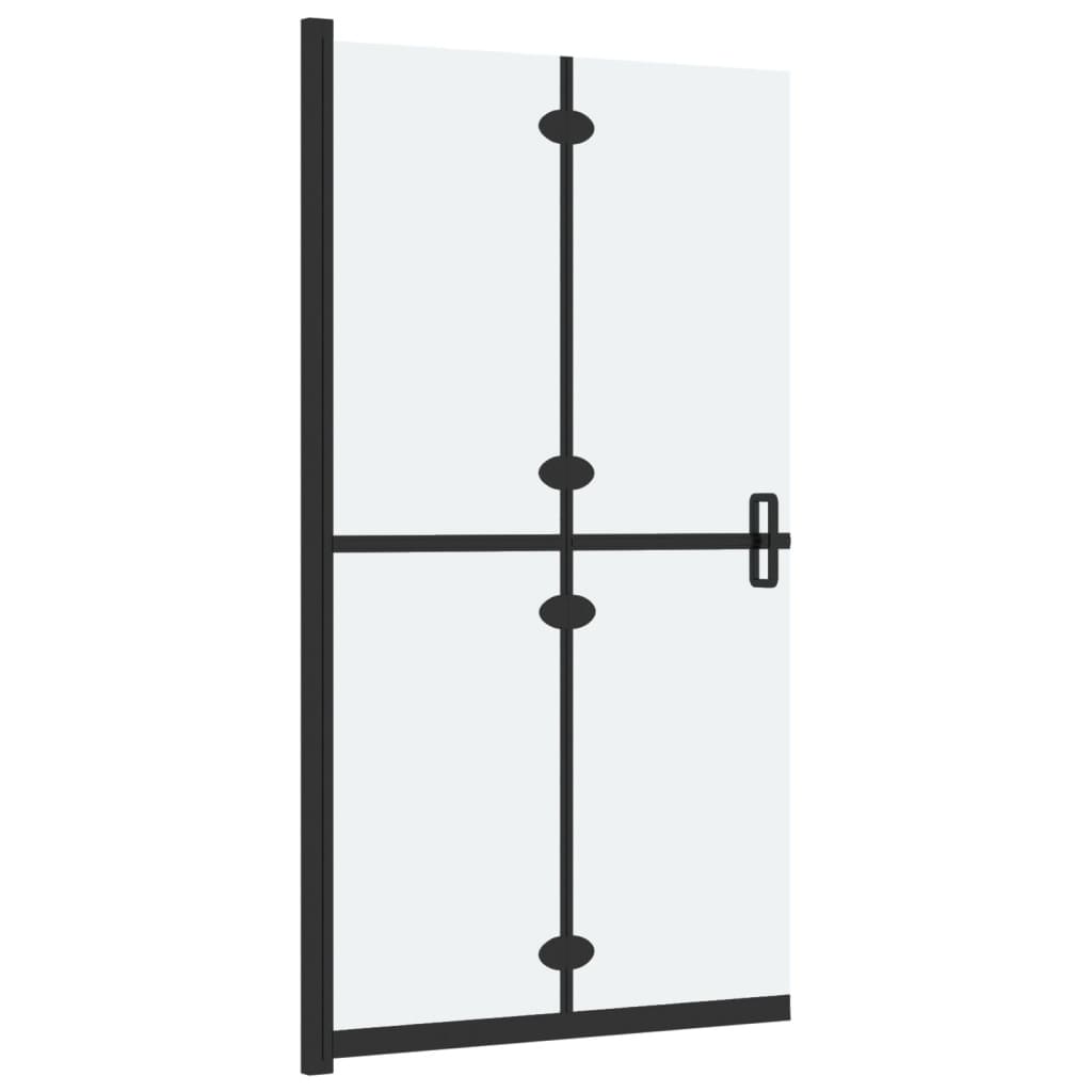 Inloopdouchewand inklapbaar 100x190 cm ESG-glas transparant