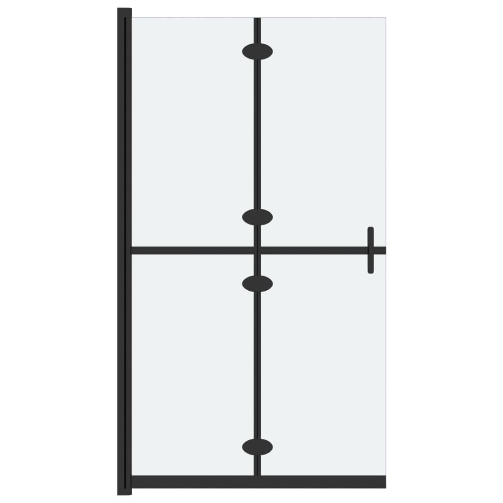 Inloopdouchewand inklapbaar 70x190 cm ESG-glas mat