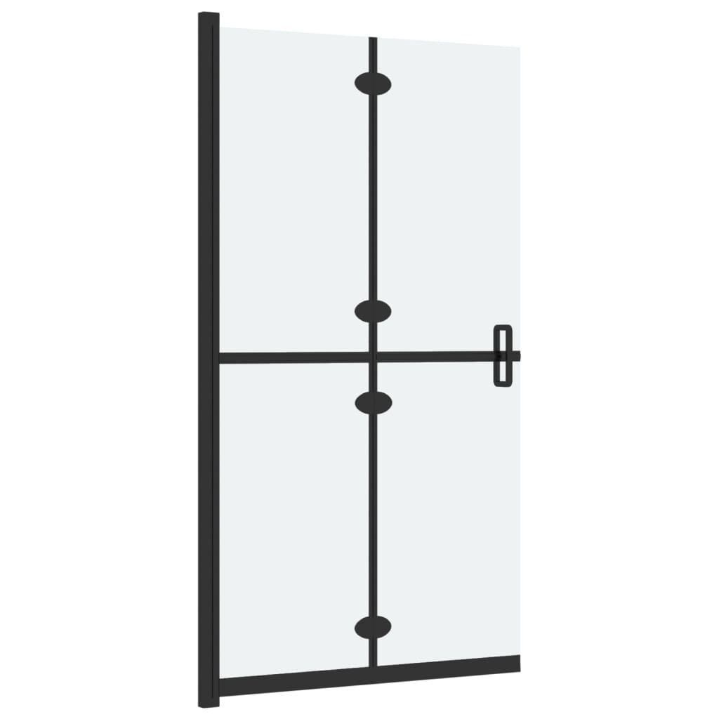 Inloopdouchewand inklapbaar 70x190 cm ESG-glas mat