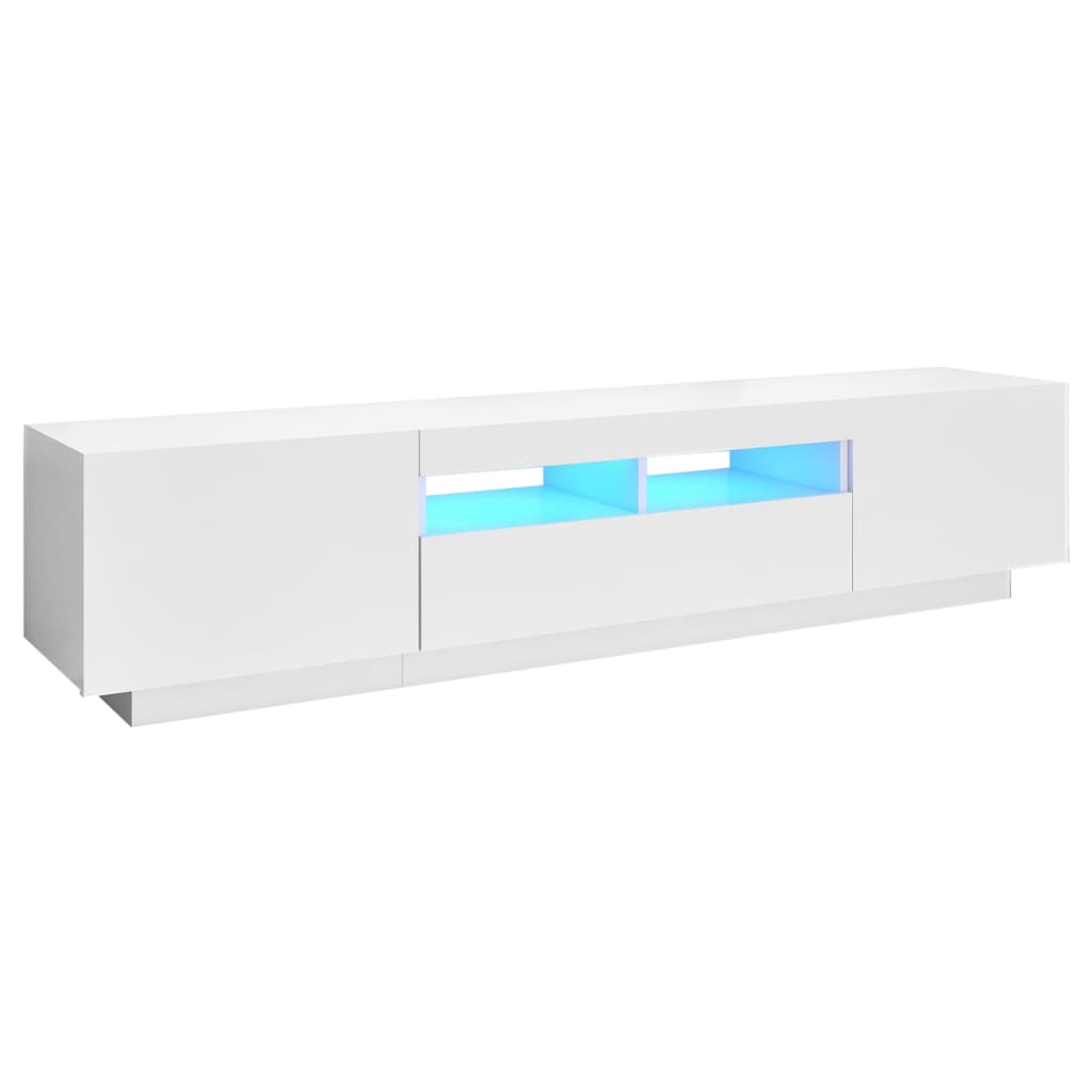 Tv-meubel met LED-verlichting 180x35x40 cm