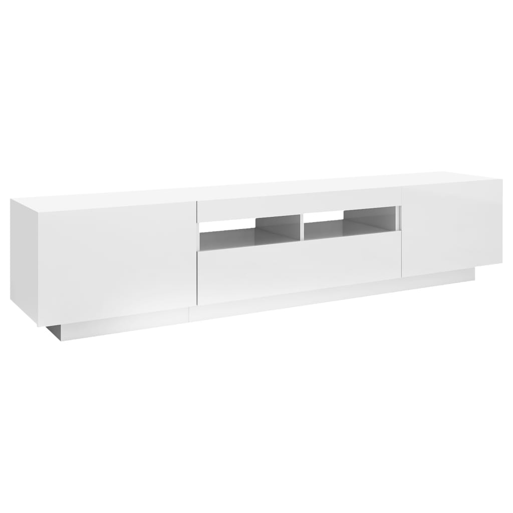 Tv-meubel met LED-verlichting 180x35x40 cm