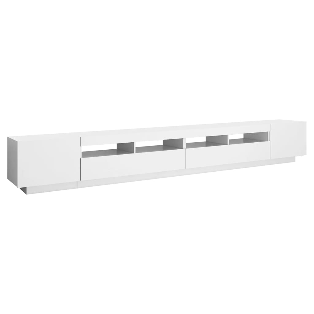 Tv-meubel met LED-verlichting 300x35x40 cm