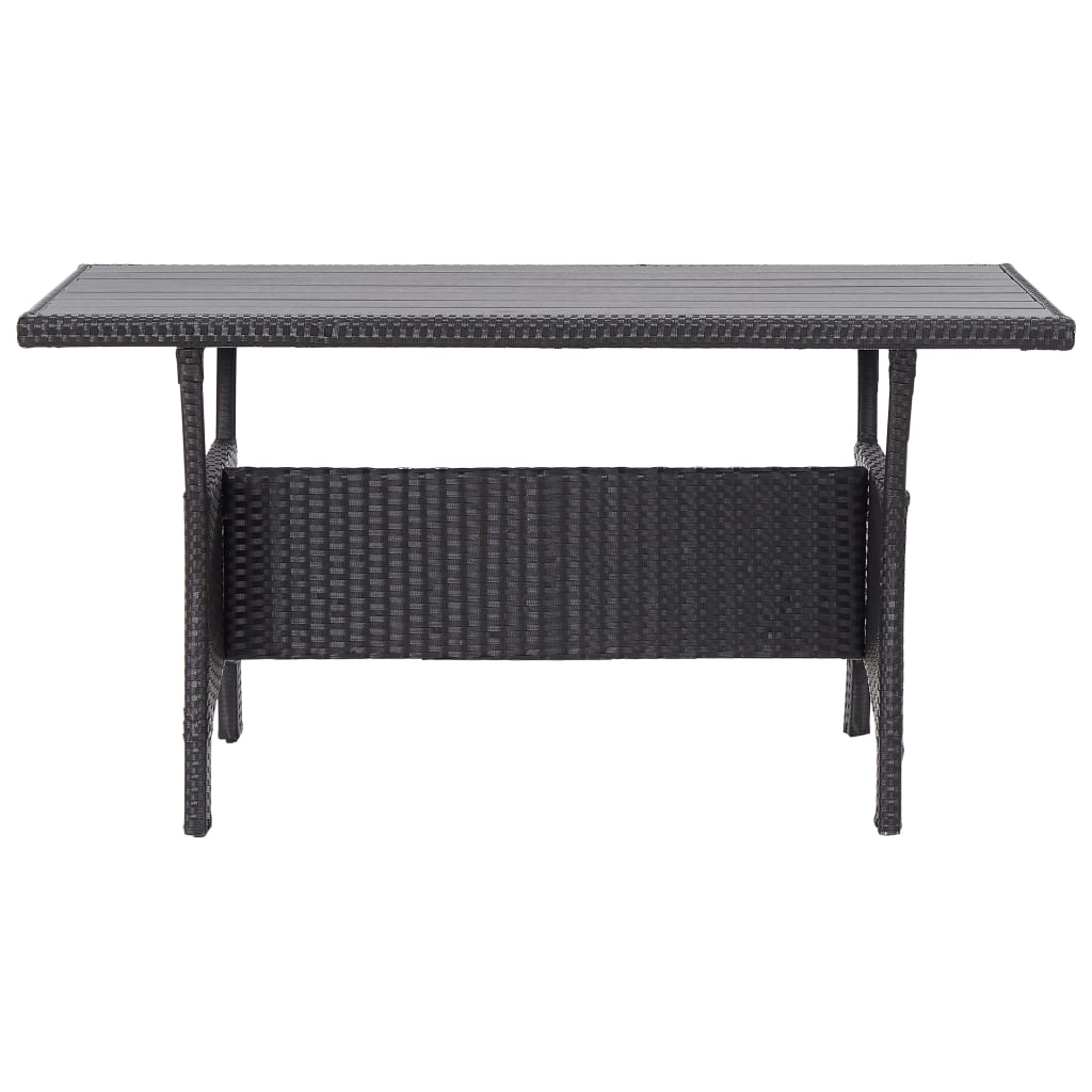 Tuintafel 120x70x66 cm poly rattan