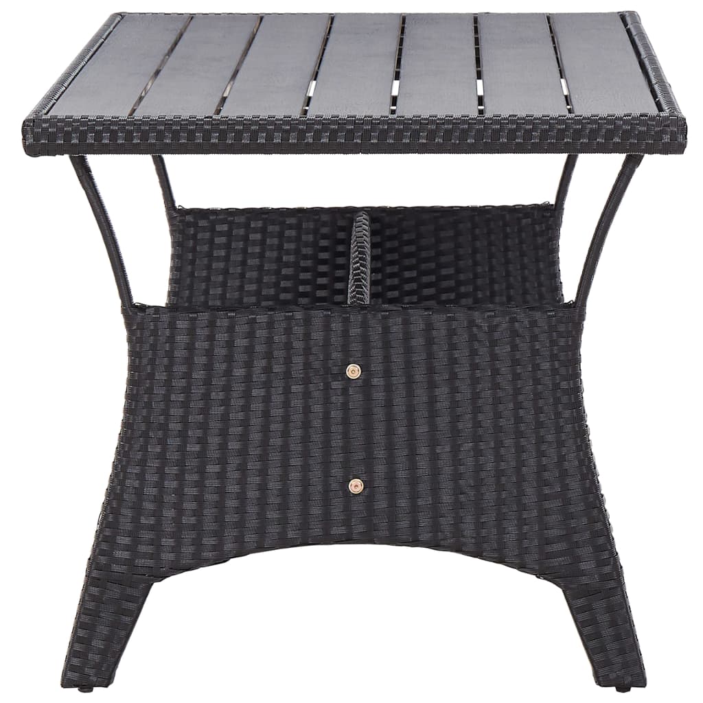 Tuintafel 120x70x66 cm poly rattan