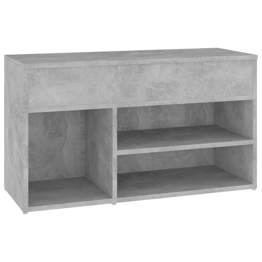 Schoenenbank 80x30x45 cm bewerkt hout