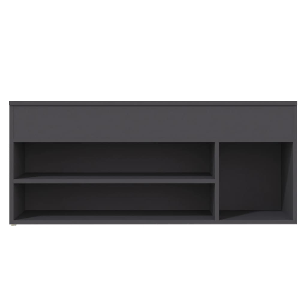 Schoenenbank 105x30x45 cm bewerkt hout eikenkleurig