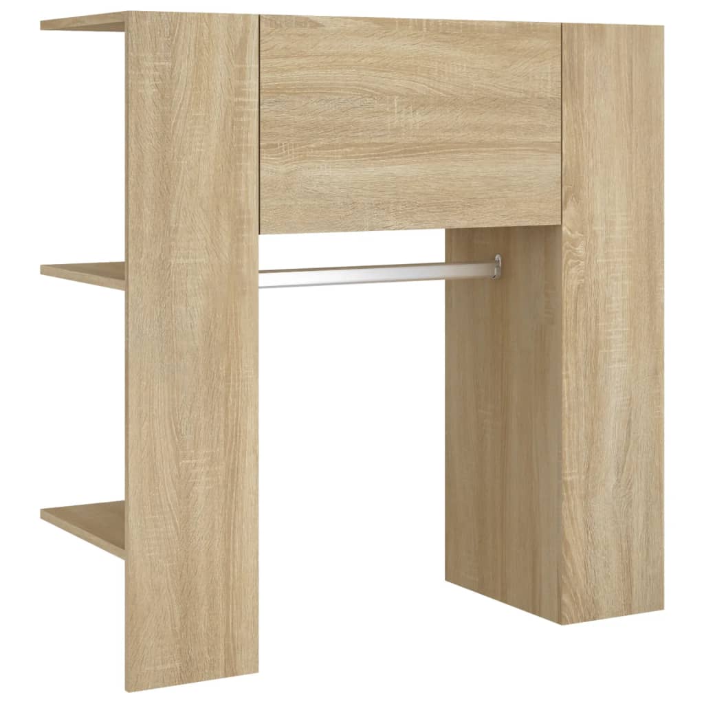 Halmeubel 97,5x37x99 cm bewerkt hout eikenkleurig