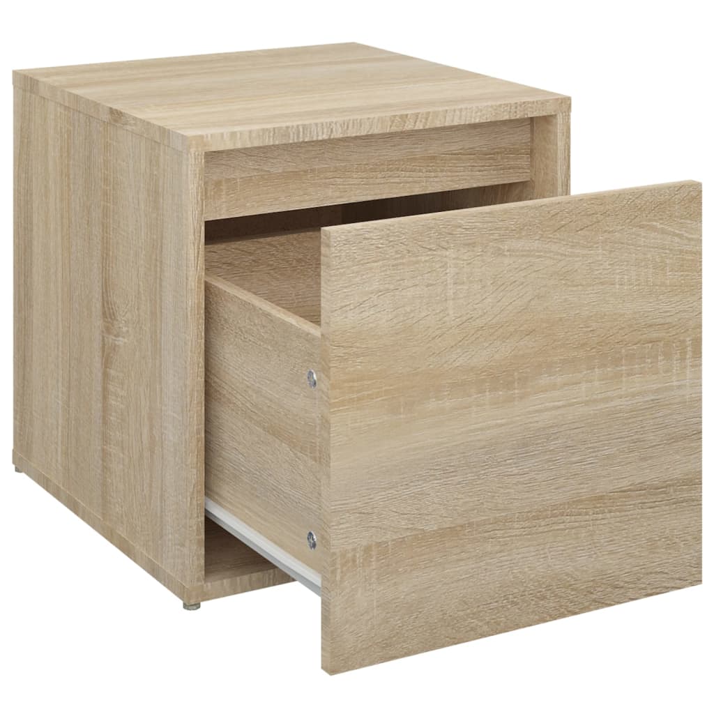 Opbergbox met lade 40,5x40x40 cm bewerkt hout