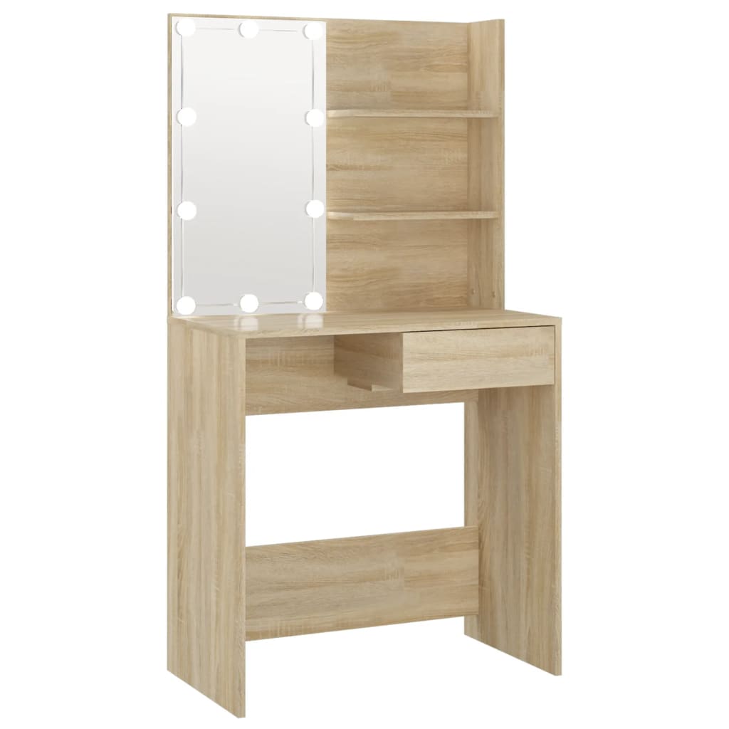 Kaptafel met LED-verlichting 74,5x40x141 cm