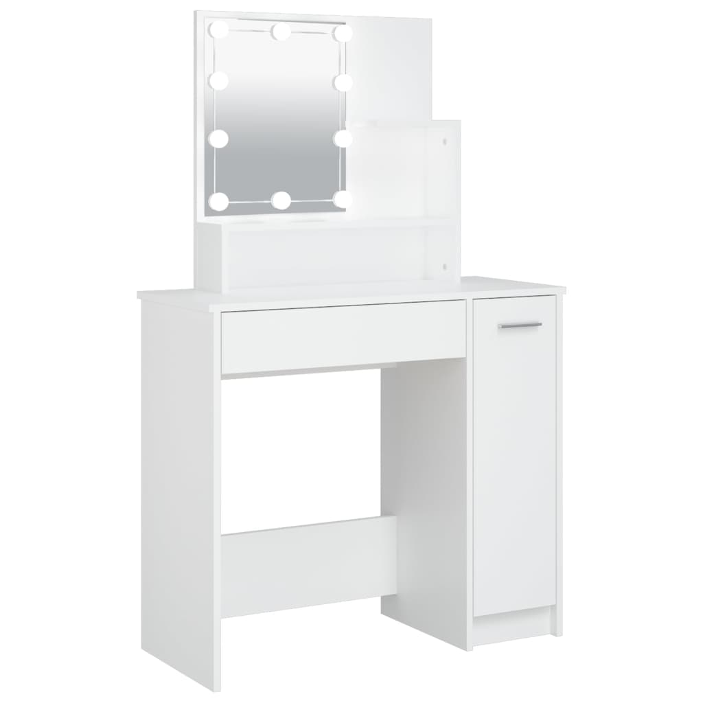 Kaptafel met LED-verlichting 86,5x35x136 cm