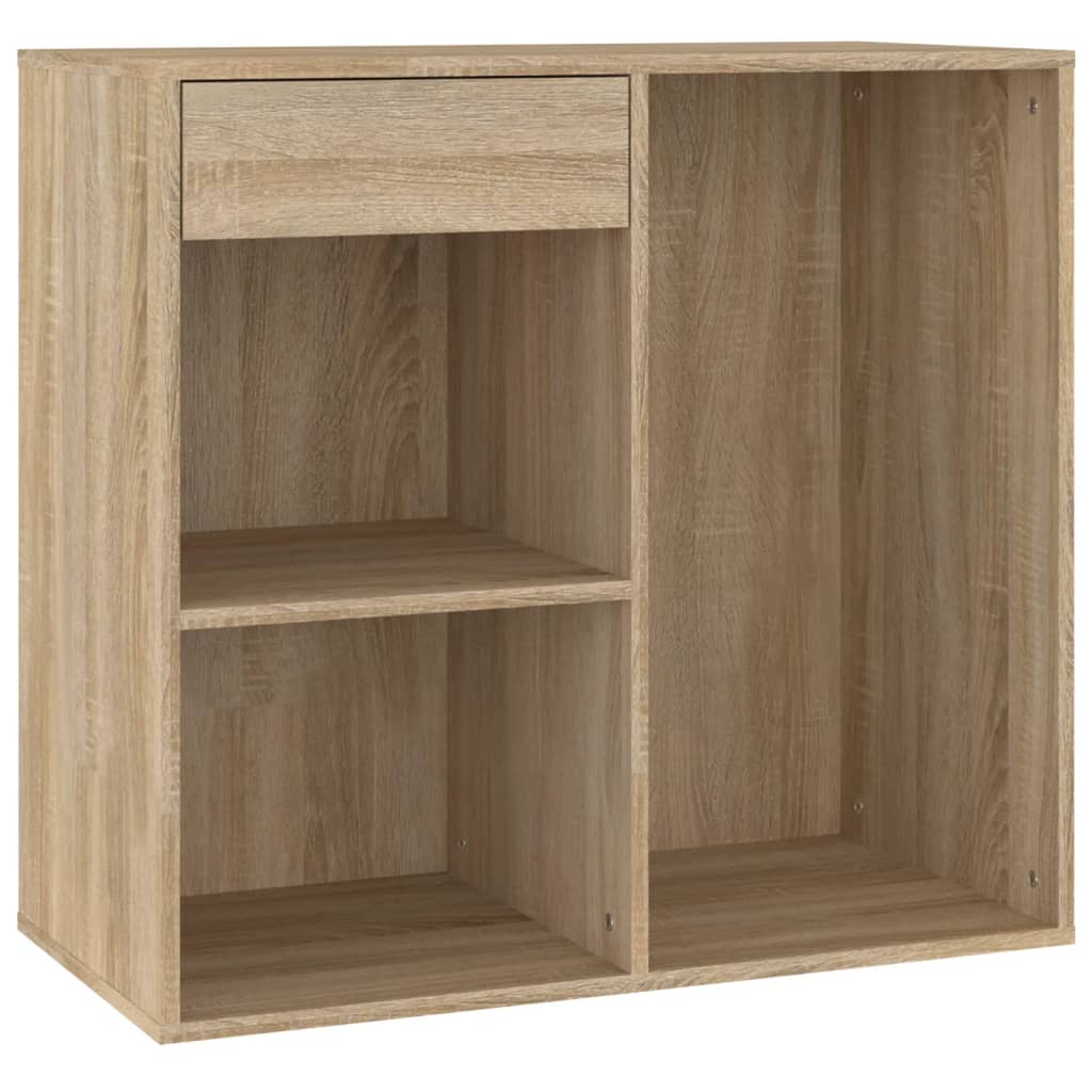 Cosmeticakast 80x40x75 cm bewerkt hout eikenkleurig