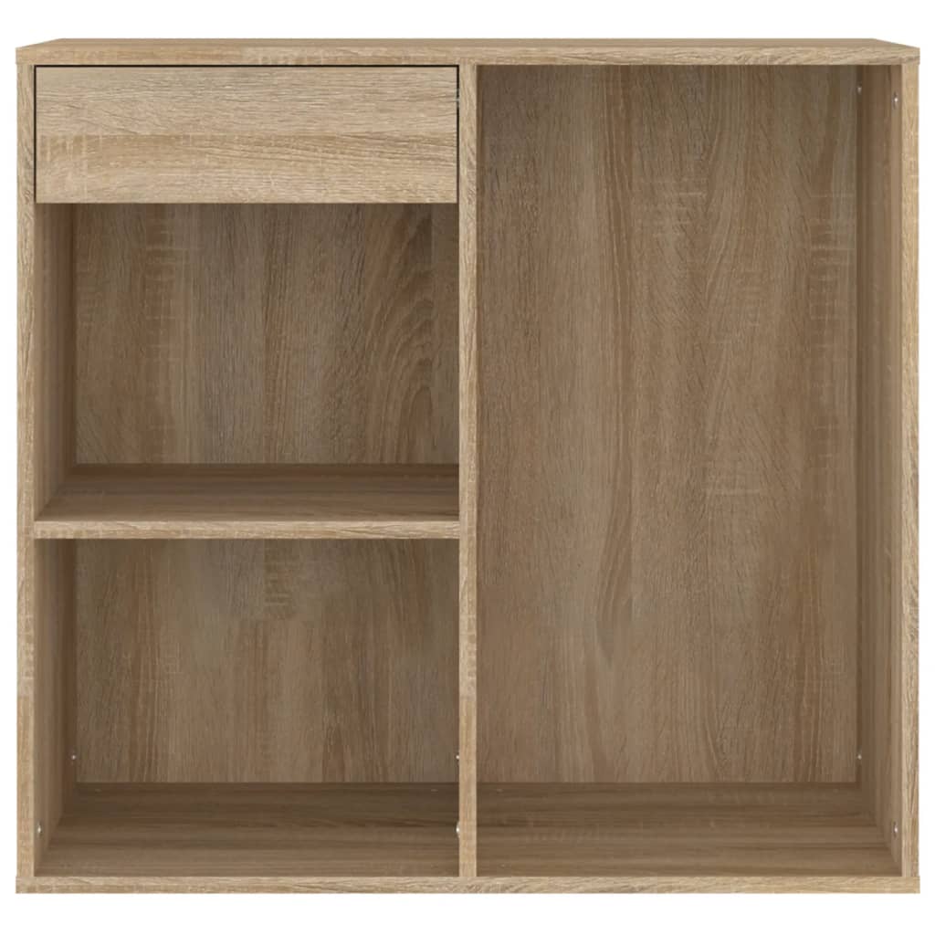 Cosmeticakast 80x40x75 cm bewerkt hout eikenkleurig